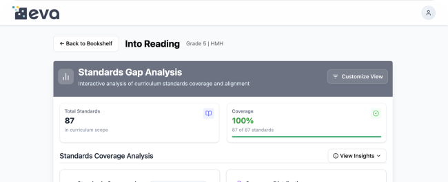 EVA UI screenshot